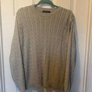 Women’s Brandy Melville Cable Knit Crewneck Sweater - Cream